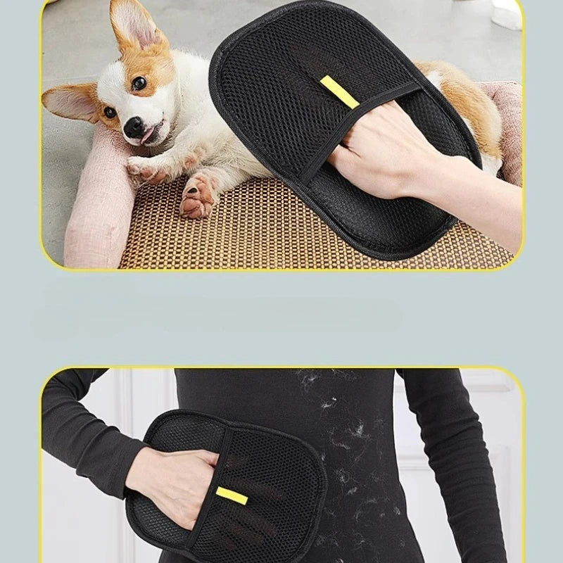 Quitapelo Portátil para Mascotas | Guantes Lavables para Ropa y Pelo de Perro y Gato