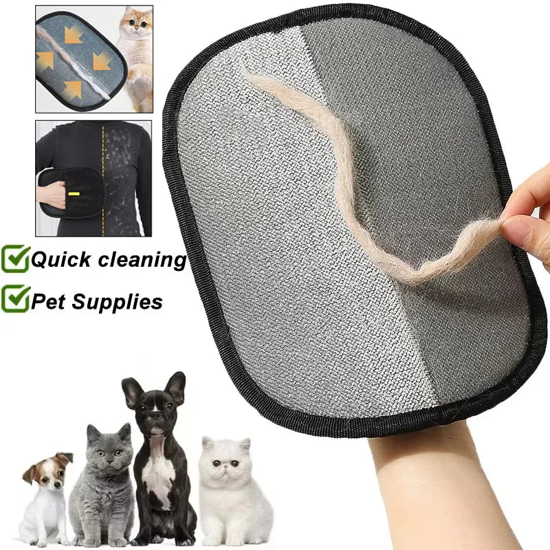 Quitapelo Portátil para Mascotas | Guantes Lavables para Ropa y Pelo de Perro y Gato