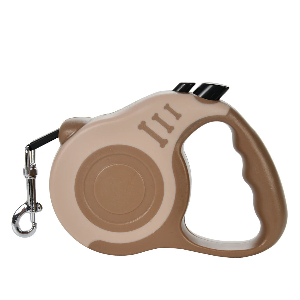 Correa Retráctil para Perros | Nylon Resistente 3m y 5m para Razas Pequeñas, Medianas y Grandes