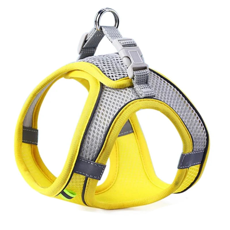 Arnés Chaleco Reflectante para Perros y Gatos | Transpirable, Ajustable y Cómodo para Paseos