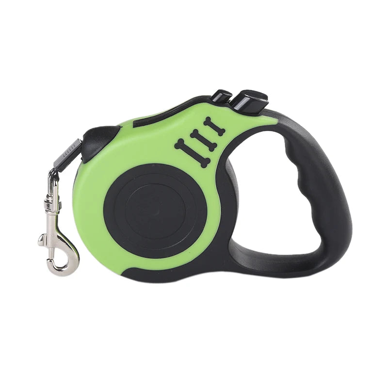Correa Retráctil para Perros | Nylon Resistente 3m y 5m para Razas Pequeñas, Medianas y Grandes