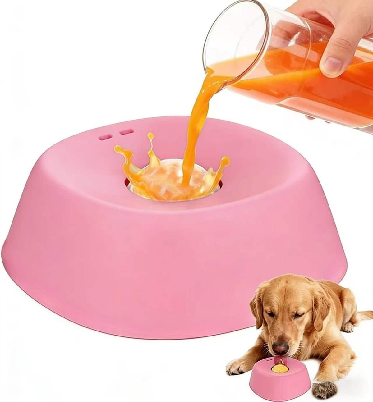 Cuenco lame-lento antiatragantamiento para perros | Soly
