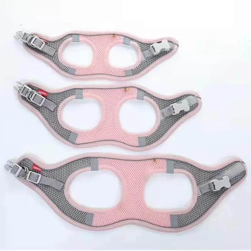 Arnés Chaleco Reflectante para Perros y Gatos | Transpirable, Ajustable y Cómodo para Paseos
