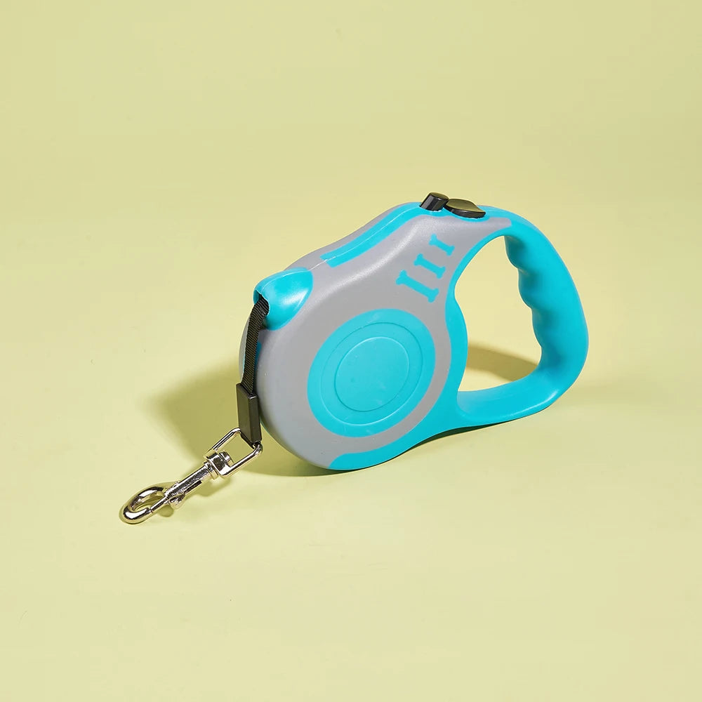 Correa Retráctil para Perros | Nylon Resistente 3m y 5m para Razas Pequeñas, Medianas y Grandes